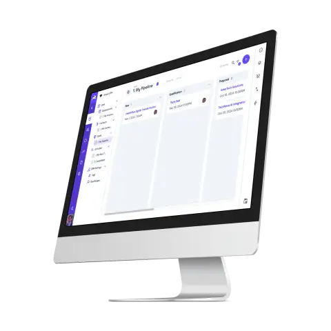 Styring af kunder - CRM Screenshot